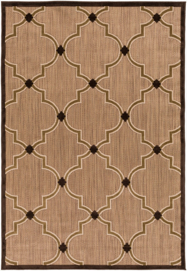 Livabliss Portera Olefin Area Rug Turkish Woven Low Pile for High Traffic Indoor Outdoor Spaces PRT1048-4767