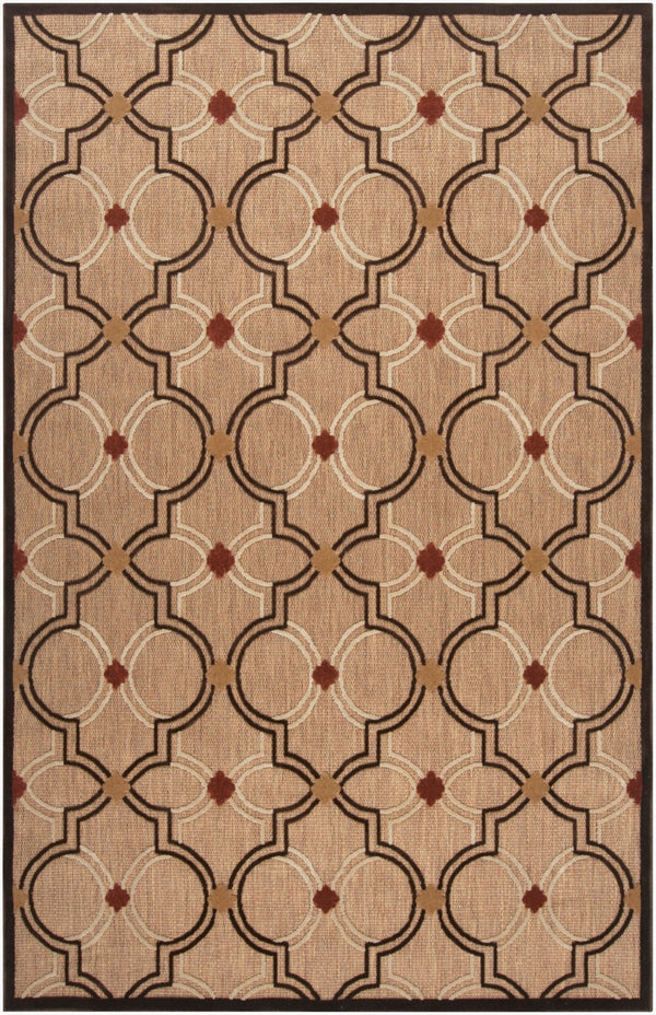Livabliss Portera Olefin Machine Woven Area Rug Rustic Farmhouse Accent for Living Spaces PRT1049-3958