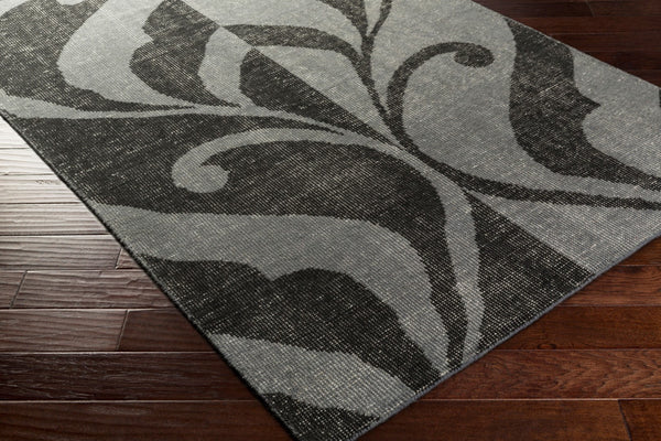 Surya Paradox Hand-knotted 2' X 3' Wool Rug From India - Unique Design, Plush Feel, Ideal For Any Space! Black Wool Prx1002-576
