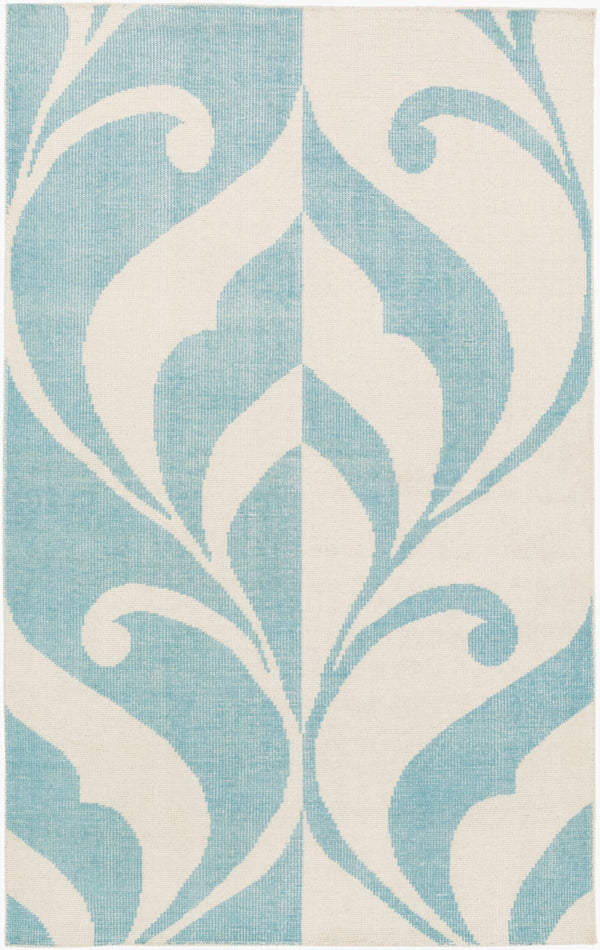 Surya Paradox Hand-knotted 2' X 3' Wool Rug From India - Unique Design, Plush Feel, Ideal For Any Space! Aqua Wool Prx1003-23