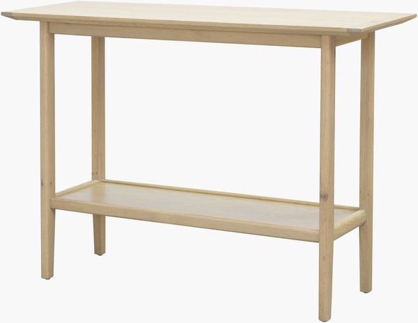 Surya Pryce Mid-century Modern Console Table – 32"H X 44"W X 15"D – Stylish Oak Design For Any Decor Top, Brown,Base, Brown Oak,Oak Pryc003-324415