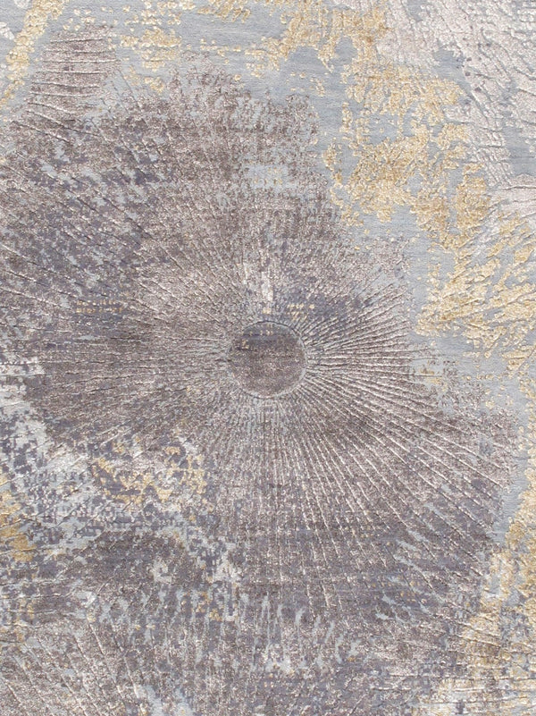 Pasargad Home Cosmo Collection Hand-knotted Silk & Wool Area Rug - Stylish & Durable Design For Your Space   Ps-248 9x12