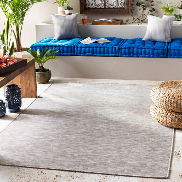 Livabliss Pasadena Flatweave Polypropylene Area Rug Square Geometric Modern Indoor Outdoor PSA2301-67SQ