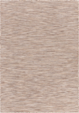 Livabliss Pasadena Flatweave Polypropylene Area Rug Turkish Woven Neutral Traditional Indoor Outdoor Brown, Tan 2'6" x 4' PSA2308-274