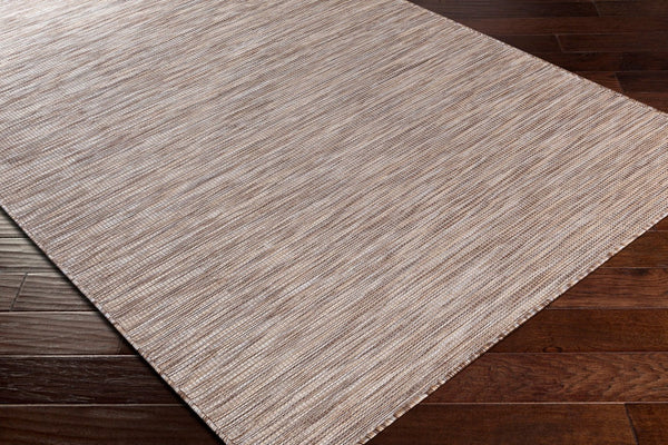 Livabliss Pasadena Flatweave Polypropylene Area Rug Turkish Woven Neutral Traditional Indoor Outdoor Brown, Tan 2'6" x 4' PSA2308-274