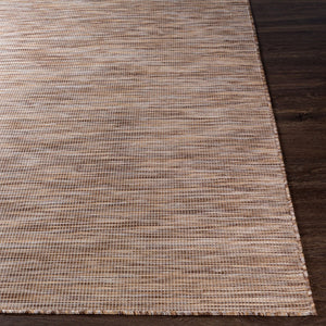 Livabliss Pasadena Flatweave Polypropylene Area Rug Turkish Woven Neutral Traditional Indoor Outdoor Brown, Tan 2'6" x 4' PSA2308-274