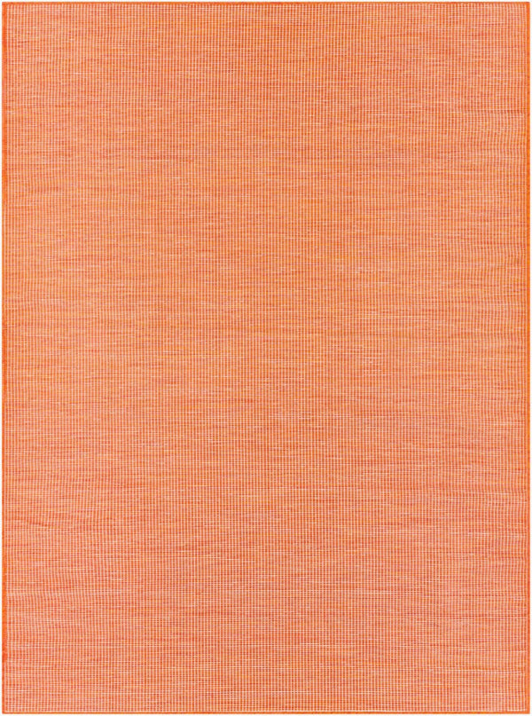 Livabliss Pasadena Flatweave Polypropylene Area Rug Turkish Woven for Entryways and Kitchens Burnt Orange 2'6" x 4' PSA2313-274