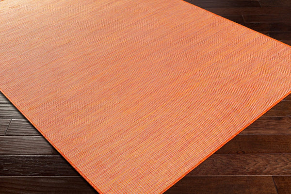 Livabliss Pasadena Flatweave Polypropylene Area Rug Turkish Woven for Entryways and Kitchens Burnt Orange 7'8" x 10' PSA2313-71010