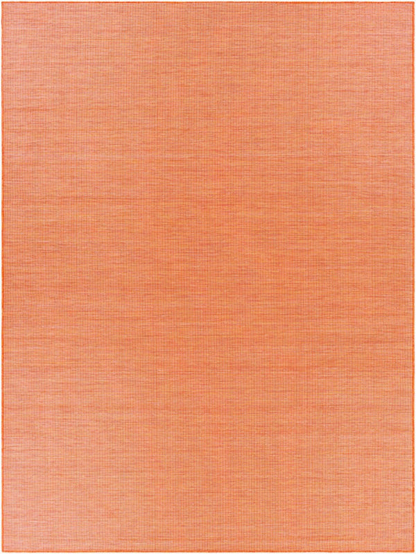 Livabliss Pasadena Flatweave Polypropylene Area Rug Turkish Woven for Entryways and Kitchens Burnt Orange 7'8" x 10' PSA2313-71010