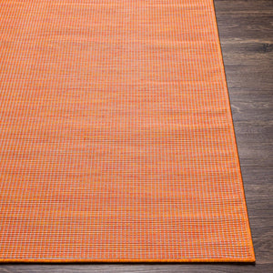 Livabliss Pasadena Flatweave Polypropylene Area Rug Turkish Woven for Entryways and Kitchens Burnt Orange 7'8" x 10' PSA2313-71010