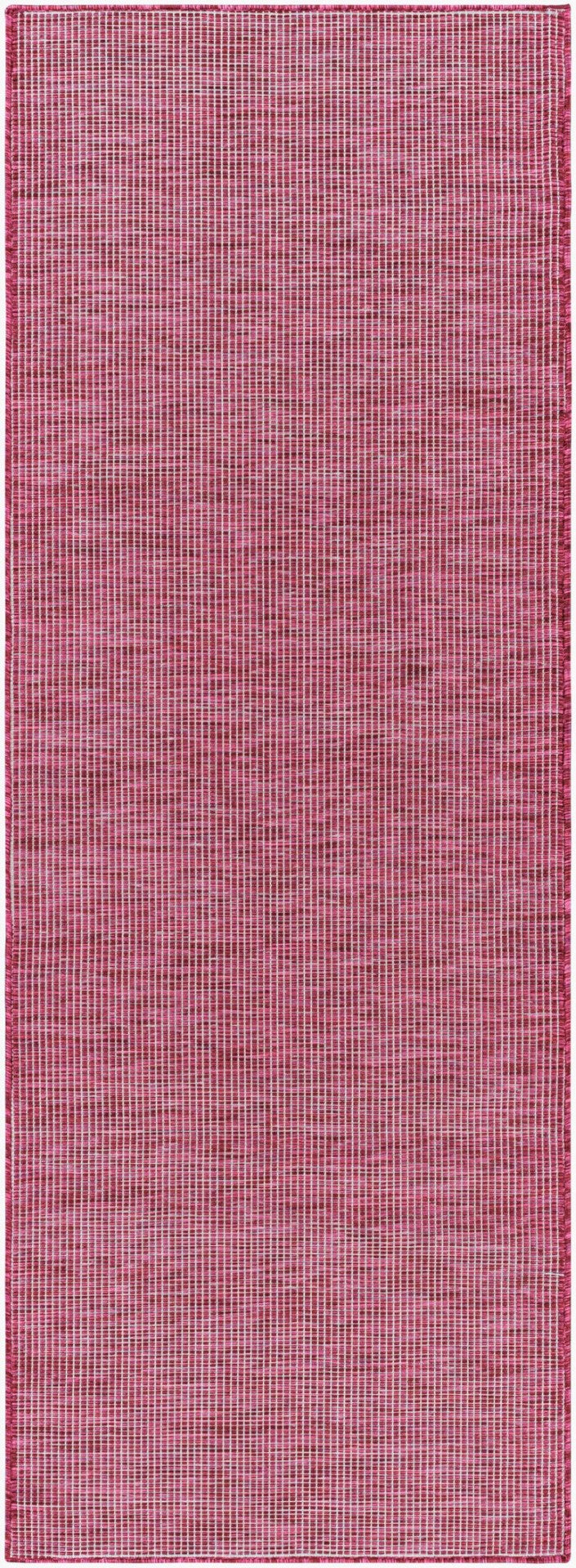 Livabliss Pasadena Traditional Flatweave Polypropylene Runner Rug for Hallways and Entryways Burgandy 2'6" x 7'3" PSA2314-2773