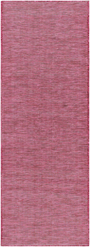 Livabliss Pasadena Traditional Flatweave Polypropylene Runner Rug for Hallways and Entryways Burgandy 2'6" x 7'3" PSA2314-2773