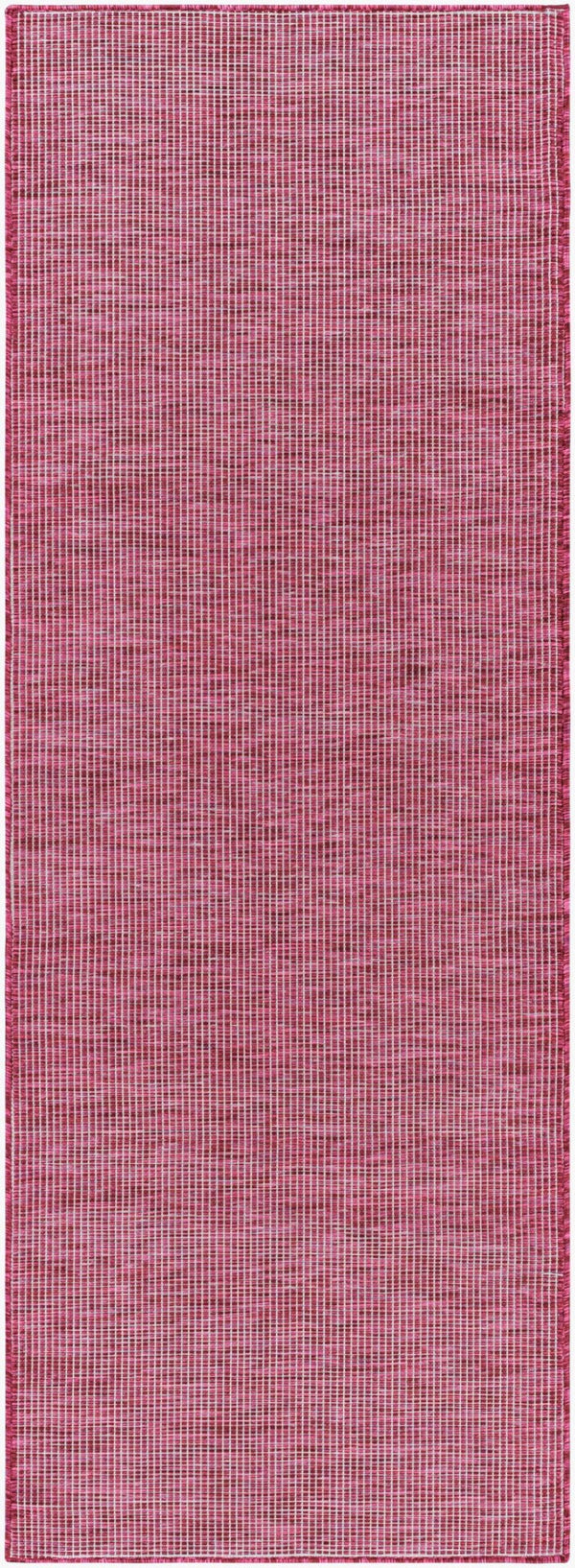 Livabliss Pasadena Traditional Flatweave Polypropylene Runner Rug for Hallways and Entryways Burgandy 2'6" x 7'3" PSA2314-2773