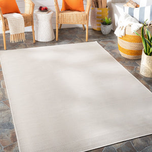 Livabliss Pasadena Flatweave Polypropylene Runner Rug Neutral Traditional Pattern for Hallways Cream 5'1" x 7' PSA2316-537