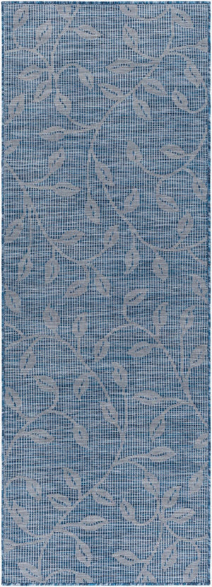 Livabliss Pasadena Traditional Motif Runner Rug Polypropylene High Traffic Hallway Entryway Blue 2'6" x 7'3" PSA2320-2773