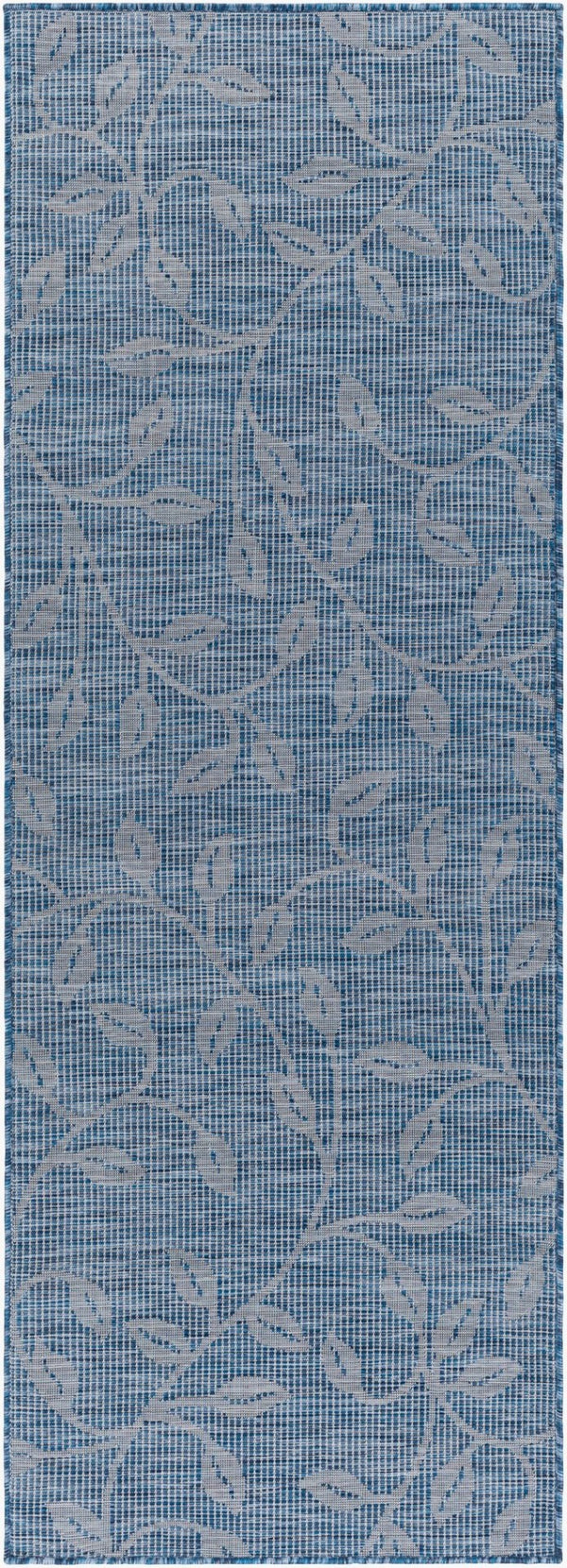 Livabliss Pasadena Traditional Motif Runner Rug Polypropylene High Traffic Hallway Entryway Blue 2'6" x 7'3" PSA2320-2773