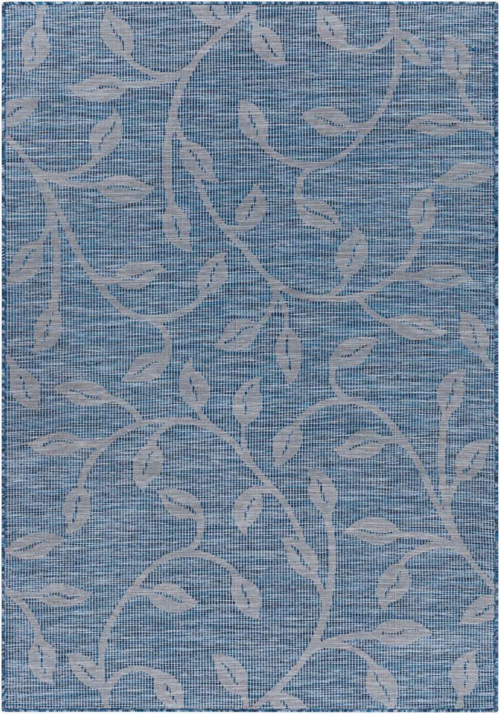 Livabliss Pasadena Traditional Motif Runner Rug Polypropylene High Traffic Hallway Entryway Blue 6'4" x 9' PSA2320-679