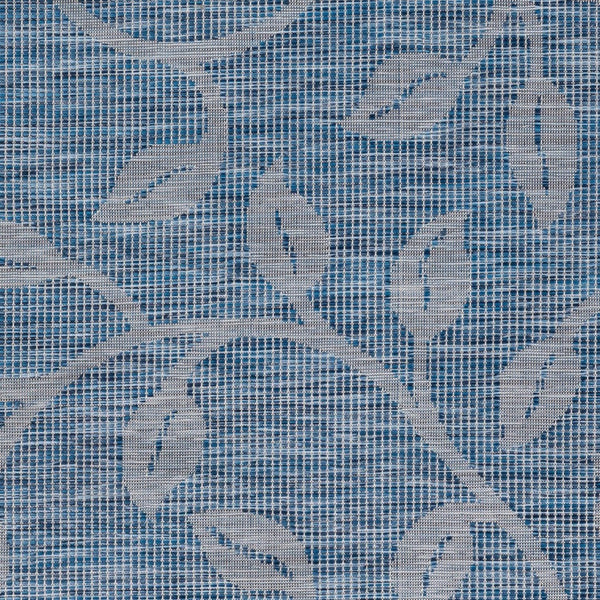 Livabliss Pasadena Traditional Motif Runner Rug Polypropylene High Traffic Hallway Entryway Blue 2'6" x 7'3" PSA2320-2773