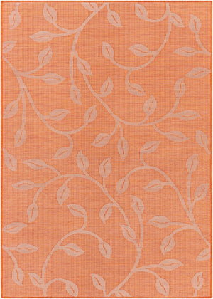 Livabliss Pasadena Machine Woven Polypropylene Area Rug for Entryway Bedside or Outdoor Use Orange 2'6" x 4' PSA2323-274