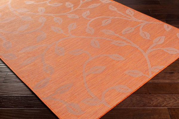 Livabliss Pasadena Machine Woven Polypropylene Area Rug for Entryway Bedside or Outdoor Use Orange 2'6" x 4' PSA2323-274