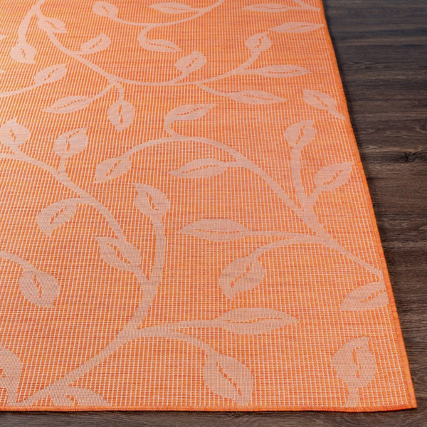 Livabliss Pasadena Machine Woven Polypropylene Area Rug for Entryway Bedside or Outdoor Use Orange 2'6" x 4' PSA2323-274