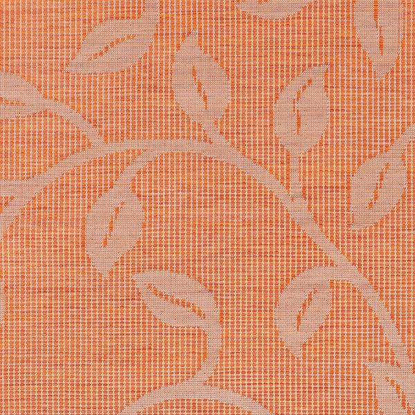Livabliss Pasadena Machine Woven Polypropylene Area Rug for Entryway Bedside or Outdoor Use Orange 2'6" x 4' PSA2323-274