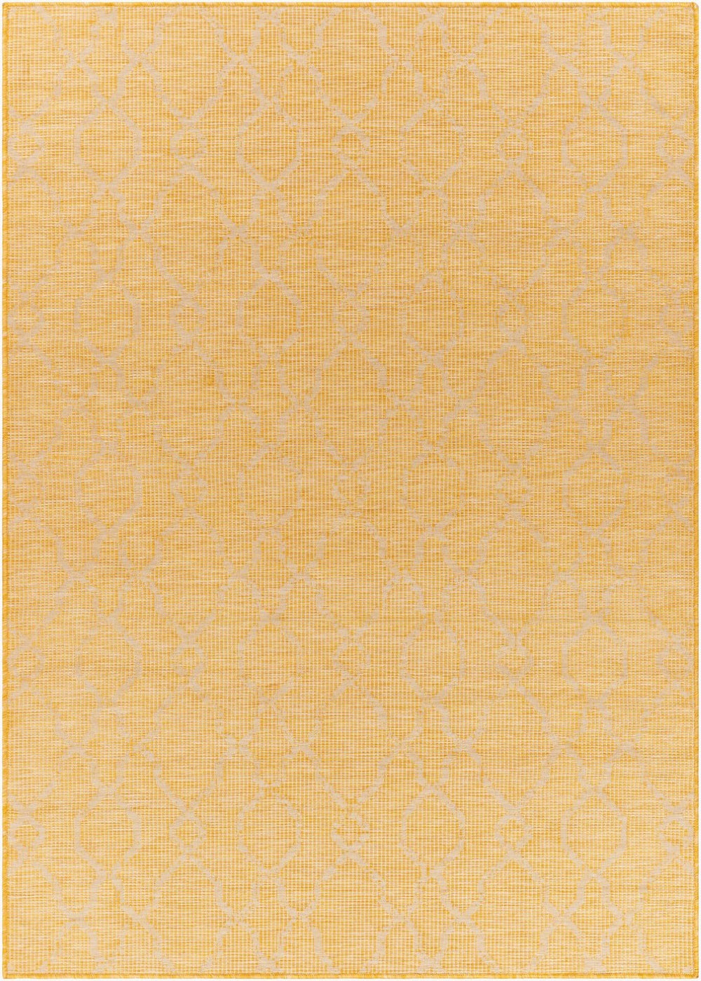 Livabliss Pasadena Flatweave Polypropylene Runner Rug Traditional Pattern for Hallways and Entryways Saffron 5'1" x 7' PSA2336-537