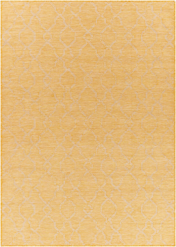 Livabliss Pasadena Flatweave Polypropylene Runner Rug Traditional Pattern for Hallways and Entryways Saffron 5'1" x 7' PSA2336-537