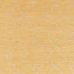 Livabliss Pasadena Flatweave Polypropylene Runner Rug Traditional Pattern for Hallways and Entryways Saffron 2'6" x 7'3" PSA2336-2773