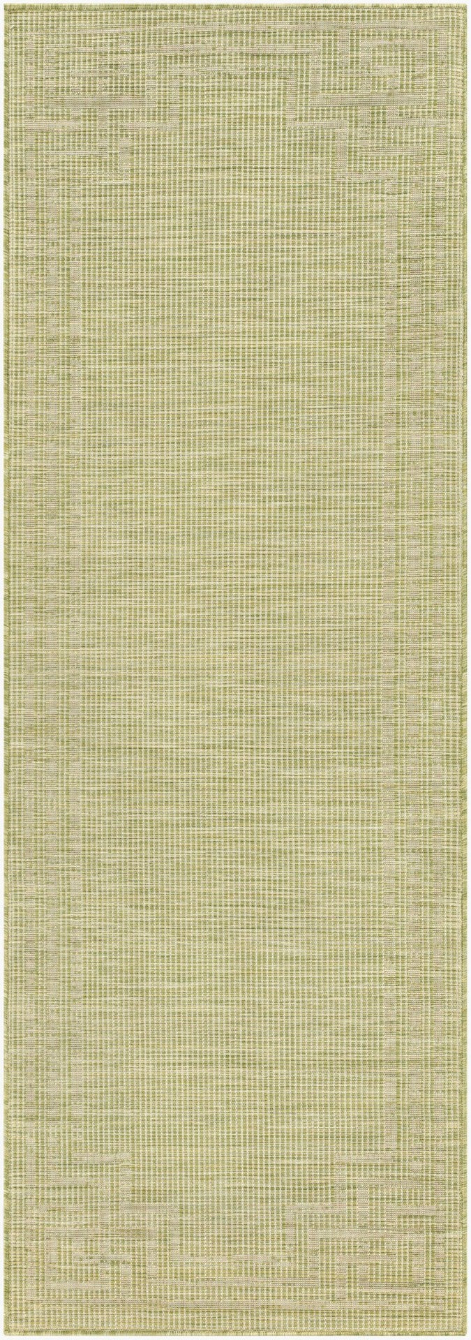 Livabliss Pasadena Traditional Polypropylene Area Rug Machine Woven in Turkey for High Traffic Spaces Sage 2'6" x 7'3" PSA2348-2773