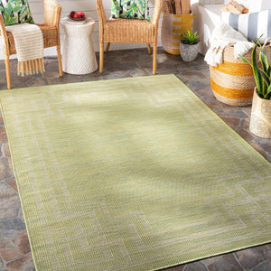 Livabliss Pasadena Traditional Polypropylene Area Rug Machine Woven in Turkey for High Traffic Spaces Sage 2'6" x 4' PSA2348-274