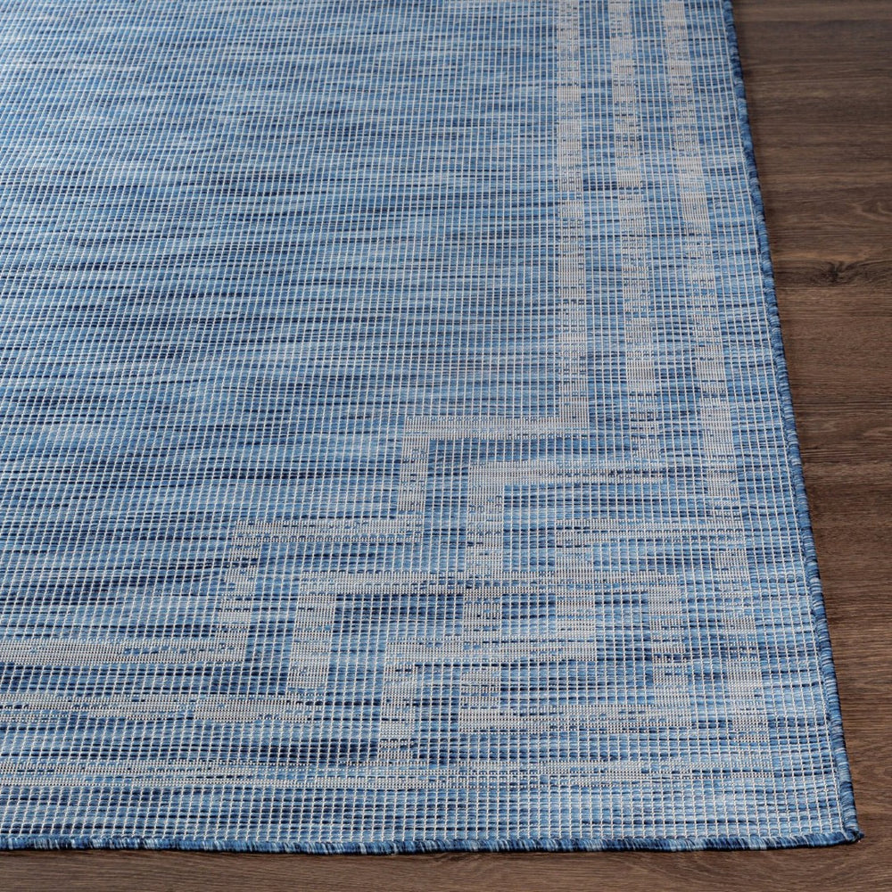 Livabliss Pasadena Flatweave Runner Rug Polypropylene Entryway Hallway Traditional Pattern Blue 5'1" x 7' PSA2351-537