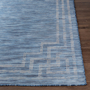 Livabliss Pasadena Flatweave Runner Rug Polypropylene Entryway Hallway Traditional Pattern Blue 2'6" x 7'3" PSA2351-2773