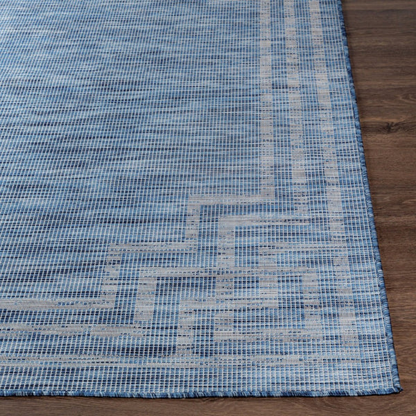 Livabliss Pasadena Flatweave Runner Rug Polypropylene Entryway Hallway Traditional Pattern Blue 2'6" x 7'3" PSA2351-2773