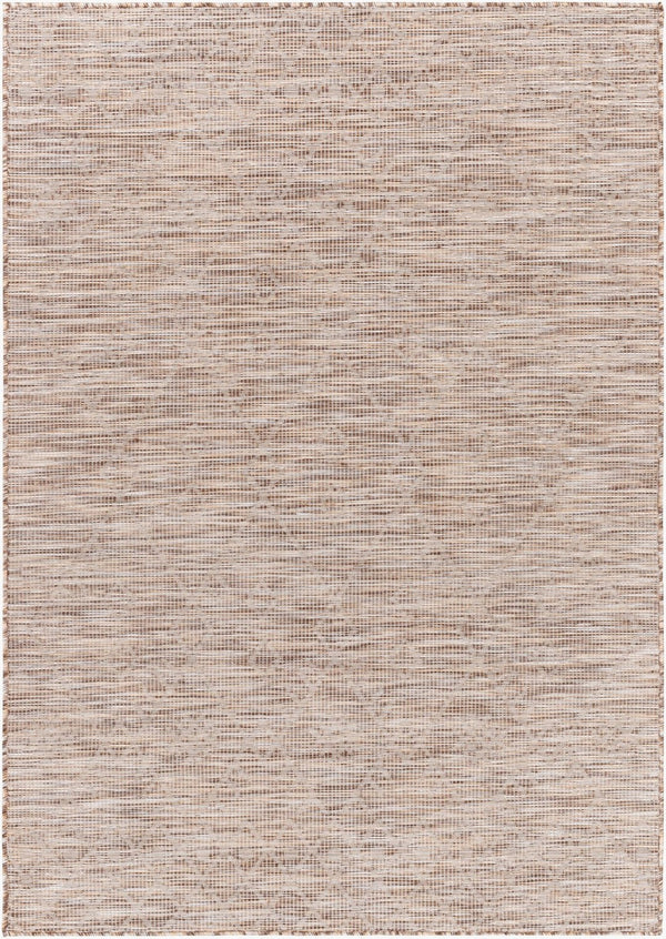 Livabliss Pasadena Global Pattern Polypropylene Outdoor Rug Uv Resistant Low Pile Patio Accent Brown, Light Be 2'6" x 4' PSA2361-274