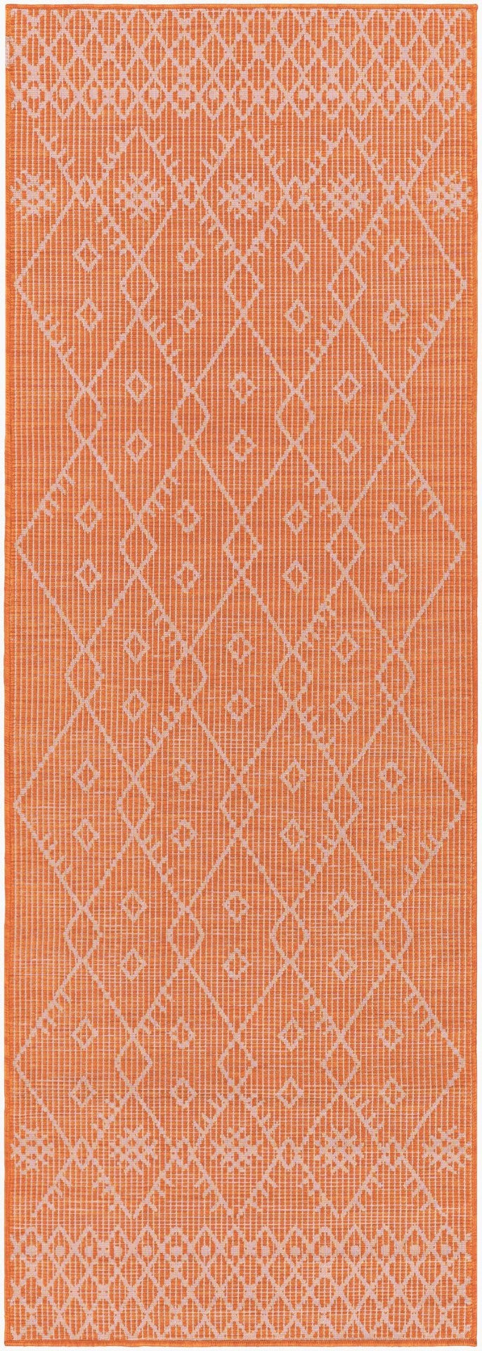 Livabliss Pasadena Global Pattern Polypropylene Runner Rug Uv Protected Outdoor Porch Patio PSA2365-2773