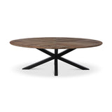 Park Hill Nolan Crossed Leg Oval Dining Table EFT26157