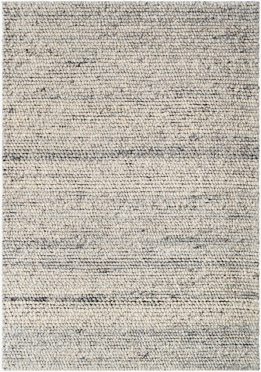 Livabliss Palisade Handwoven Wool Jute Area Rug Farmhouse Cottage Style for Entryway Accent Ivory, Charcoal 2' x 3' PSD2300-23