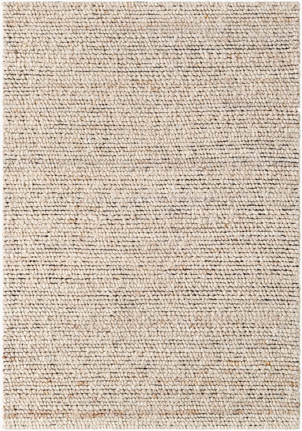 Livabliss Palisade Handwoven Wool Jute Blend Area Rug Farmhouse Cottage Style Entryway Accent Ivory, Sandston 2' x 3' PSD2301-23