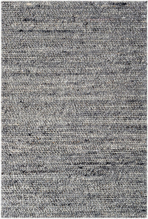 Livabliss Palisade Handwoven Wool Jute Accent Rug Farmhouse Cottage Style for Entryways and Nooks Charcoal, Slate 9' x 12' PSD2302-912