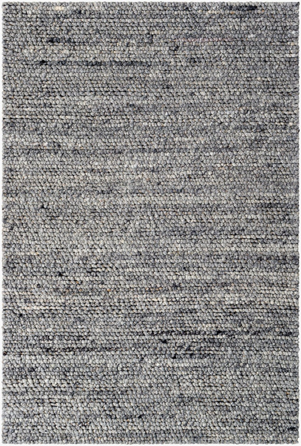 Livabliss Palisade Handwoven Wool Jute Accent Rug Farmhouse Cottage Style for Entryways and Nooks Charcoal, Slate 9' x 12' PSD2302-912