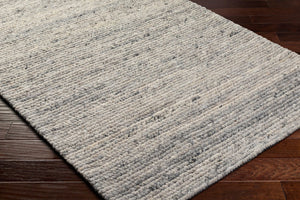 Livabliss Palisade Handwoven Wool Jute Accent Rug Farmhouse Cottage Style for Entryway or Bedside Slate Gray, Cha 2' x 3' PSD2303-23