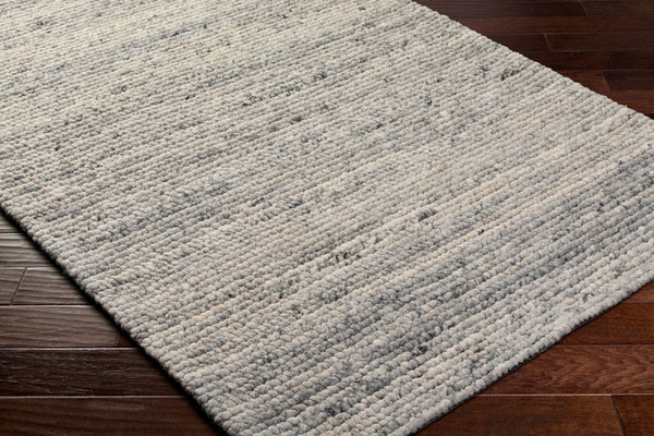 Livabliss Palisade Handwoven Wool Jute Accent Rug Farmhouse Cottage Style for Entryway or Bedside Slate Gray, Cha 2' x 3' PSD2303-23