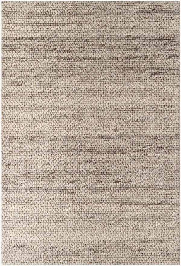 Livabliss Palisade Handwoven Wool Jute Accent Rug Farmhouse Cottage Style for Entryways and Kitchens Ivory, Charcoal 9' x 12' PSD2304-912