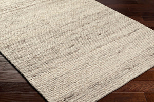 Livabliss Palisade Handwoven Wool Jute Accent Rug Farmhouse Cottage Style for Entryways and Kitchens Ivory, Charcoal 9' x 12' PSD2304-912