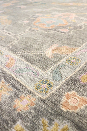 Pasargad Home Oushak Collection Hand-knotted Beige Wool Area Rug For Timeless Elegance In Décor   Psf-04 12x15