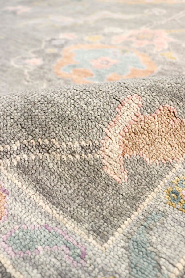 Pasargad Home Oushak Collection Hand-knotted Beige Wool Area Rug For Timeless Elegance In Décor   Psf-04 12x15