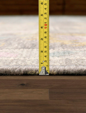 Pasargad Home Oushak Collection Hand-knotted Beige Wool Area Rug For Timeless Elegance In Décor   Psf-04 12x15