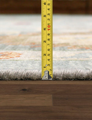 Pasargad Home Oushak Collection Hand-knotted Beige Wool Area Rug For Timeless Elegance In Décor   Psf-05 9x12