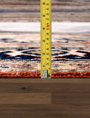 Pasargad Home Serapi Collection Hand-knotted Wool Area Rug In Elegant Rustic Earth Tones   Psf-7120 8x10